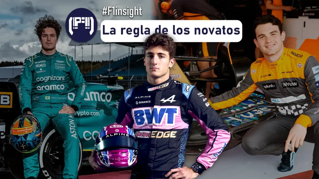 Novatos de la f1 escogidos por equipos.